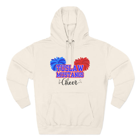 Tuslaw Cheer — Red & Blue Pom-Pom Hoodie