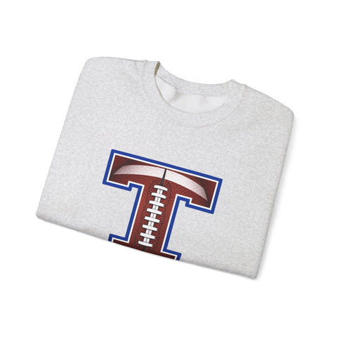 Tuslaw Mustangs Football Monogram Crewneck Sweatshirt