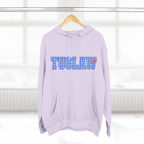 Tuslaw Mustangs Ladies - Gingham Style Tuslaw Pullover Hoodie