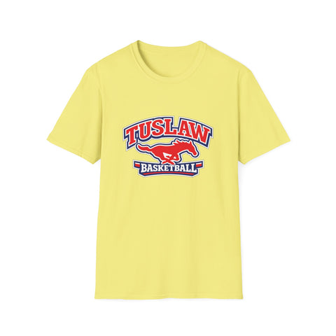 Tuslaw Basketball — Varsity Running Mustang T-Shirt