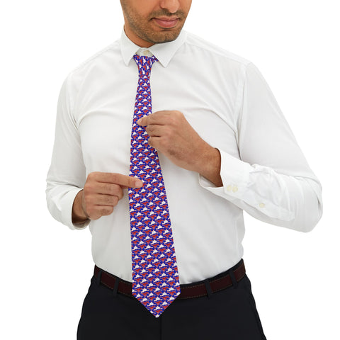 Tuslaw Mustangs — Mustang Logo Men's Necktie