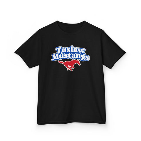 Kids’ Tuslaw Mustangs — Fun Logo T-Shirt