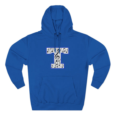Tuslaw Mustangs Music Monogram Hoodie in Royal Blue