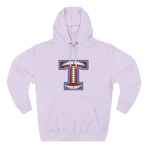 Tuslaw Mustangs Football Monogram Hoodie in Lilac