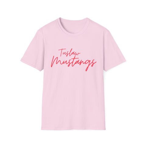 Tuslaw Mustangs — Women’s Cursive T-Shirt