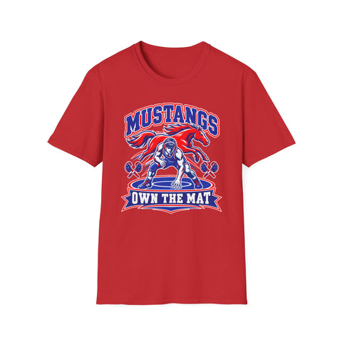 Tuslaw Wrestling — Own the Mat T-Shirt