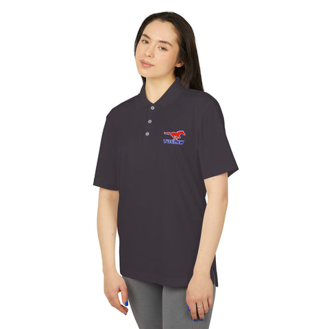 Tuslaw Mustangs Performance Polo - Embroidered Logo