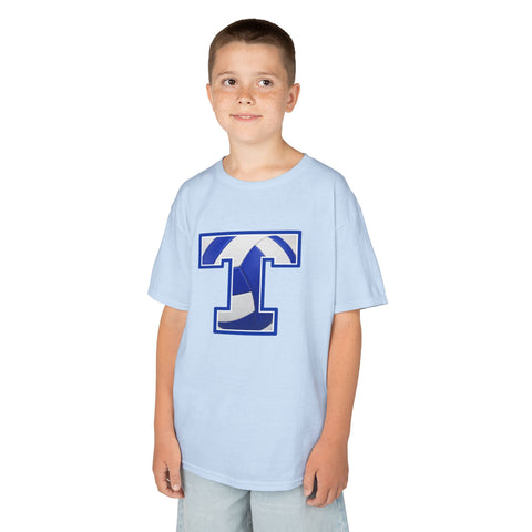 Tuslaw Mustangs Volleyball Monogram Kids T-Shirt