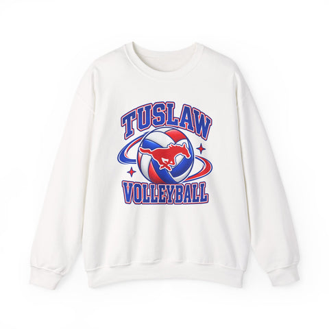 Tuslaw Volleyball — Moon & Stars Crewneck Sweatshirt