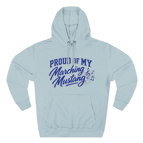 Tuslaw Marching Mustangs Proud Supporter Hoodie in Blue Mist