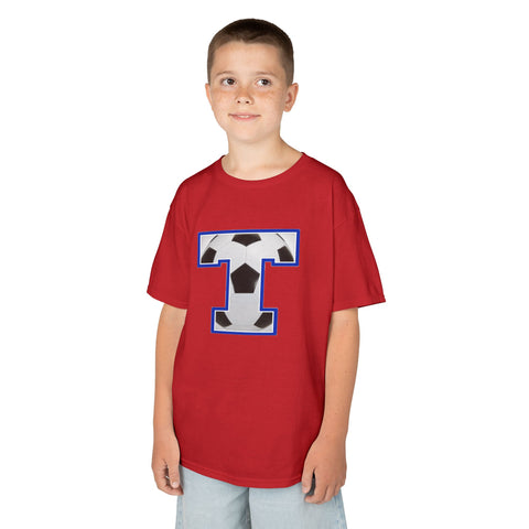 Tuslaw Mustangs Soccer Monogram Kids T-Shirt