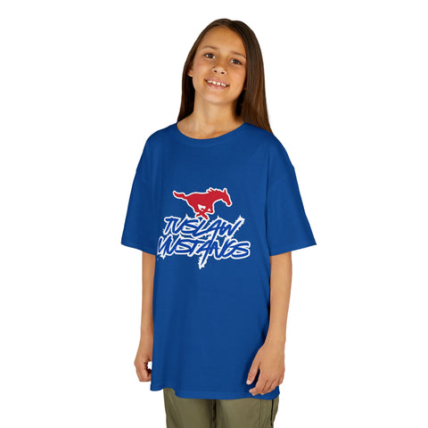 Kids’ Tuslaw Mustangs — Bold Logo T-Shirt