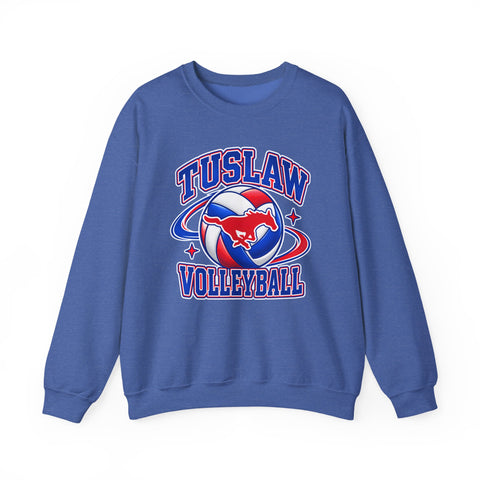 Tuslaw Volleyball — Moon & Stars Crewneck Sweatshirt