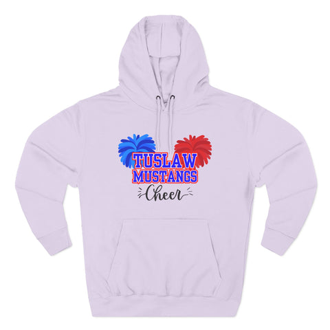 Tuslaw Cheer — Red & Blue Pom-Pom Hoodie