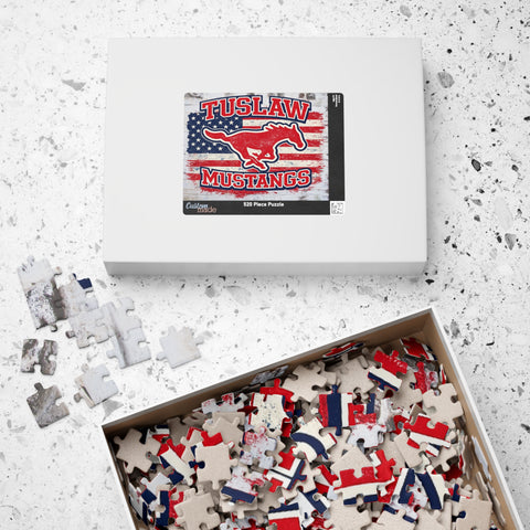 Tuslaw Mustangs Stars & Stripes 520-Piece Jigsaw Puzzle