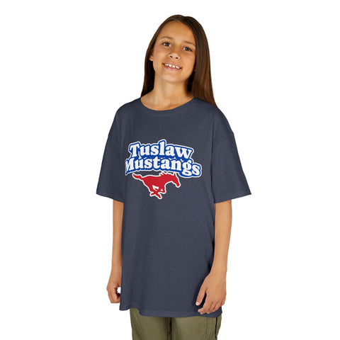 Kids’ Tuslaw Mustangs — Fun Logo T-Shirt