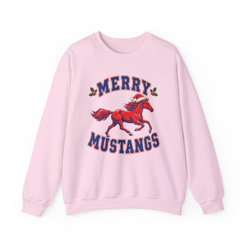 Tuslaw Mustangs - Merry Mustangs Crewneck Sweatshirt