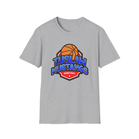Tuslaw Basketball — Illustrated Mustang T-Shirt