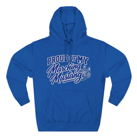 Tuslaw Marching Mustangs Proud Supporter Hoodie in Royal Blue