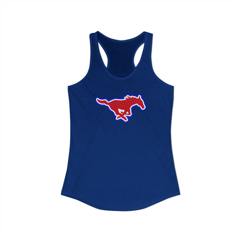 Tuslaw Mustangs Ladies - Running Mustang Logo Racerback Tank Top