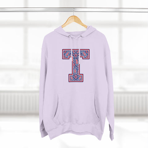 Tuslaw Mustangs Paisley Monogram Hoodie