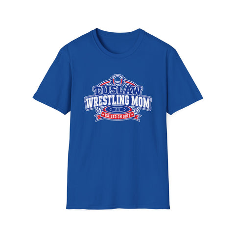 Tuslaw Wrestling  — Raised on Grit Mom T‑Shirt