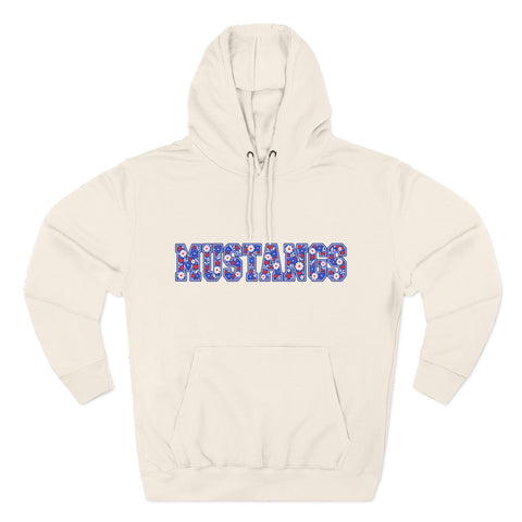 Tuslaw Mustangs Ladies - Floral Mustangs Pullover Hoodie