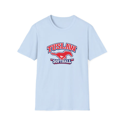 Tuslaw Softball — Varsity Running Mustang T-Shirt