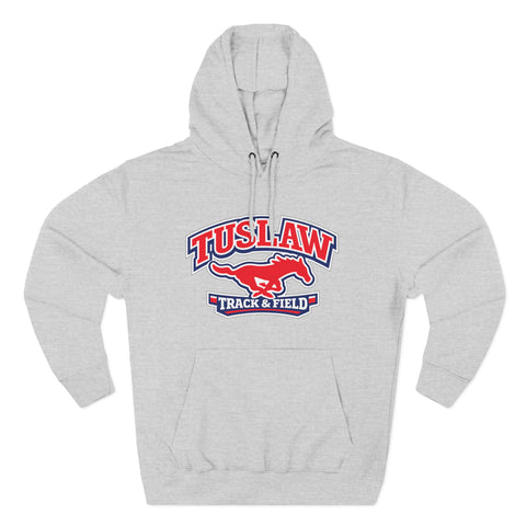 Tuslaw Track & Field — Running Mustang Varsity Hoodie