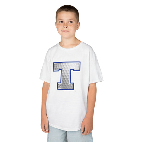 Tuslaw Mustangs Golf Monogram Kids T-Shirt
