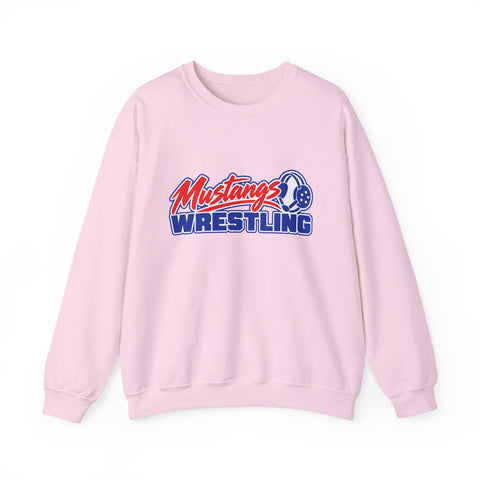 Tuslaw Wrestling - Signature Series Crewneck Sweatshirt in Light Pink