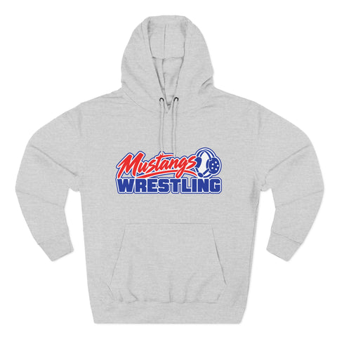 Tuslaw Wrestling — Signature Series Pullover Hoodie in Heather Grey