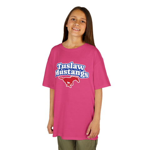 Kids’ Tuslaw Mustangs — Fun Logo T-Shirt