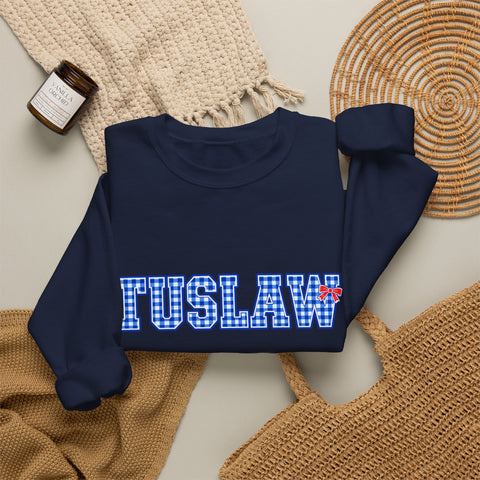 Tuslaw Mustangs Ladies - Bingham Style Tuslaw Crewneck Sweatshirt