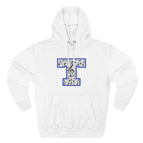 Tuslaw Mustangs Music Monogram Hoodie in White