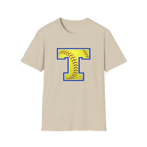 Tuslaw Mustangs Softball Monogram T-Shirt in Sand