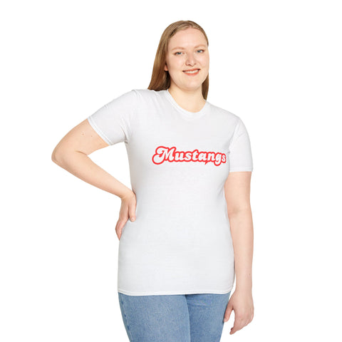 Tuslaw Mustangs — Women’s Retro Script T-Shirt
