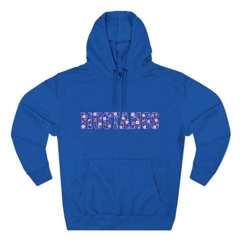 Tuslaw Mustangs Ladies - Floral Mustangs Pullover Hoodie