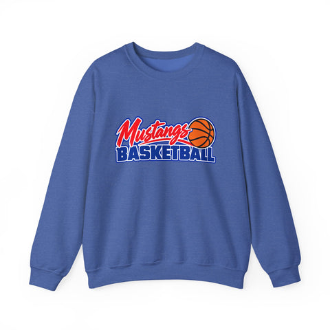 Tuslaw Basketball - Signature Series Crewneck Sweatshirt in Heather Sport Royal