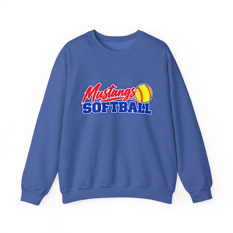 Tuslaw Softball - Signature Series Crewneck Sweatshirt in Heather Sport Royal