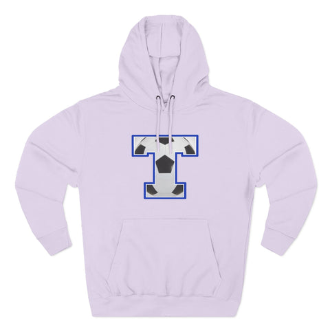 Tuslaw Mustangs Soccer Monogram Hoodie in Lilac