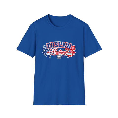 Tuslaw Mustangs — Red & Blue Bows T-Shirt