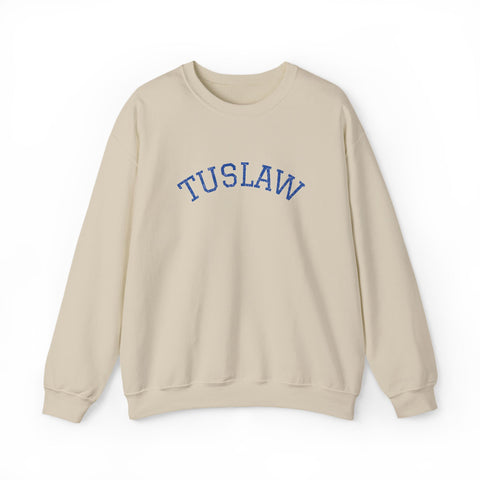 Tuslaw Mustangs — Varsity Arch Glitter Crewneck