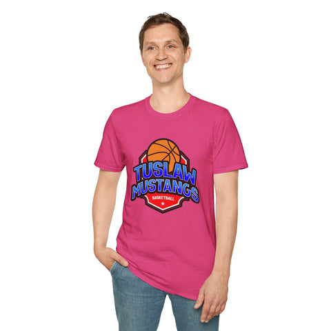 Tuslaw Basketball — Illustrated Mustang T-Shirt