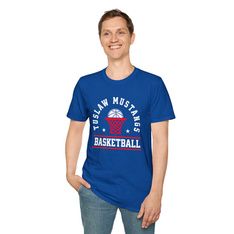 Tuslaw Basketball — Retro Court T-Shirt
