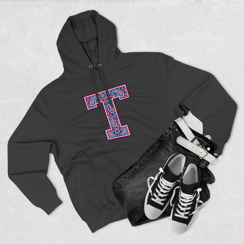 Tuslaw Mustangs Paisley Monogram Hoodie