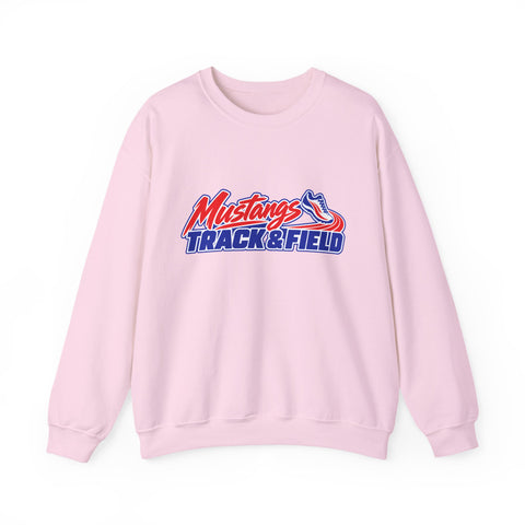 Tuslaw Track & Field - Signature Series Crewneck Sweatshirt in Light Pink