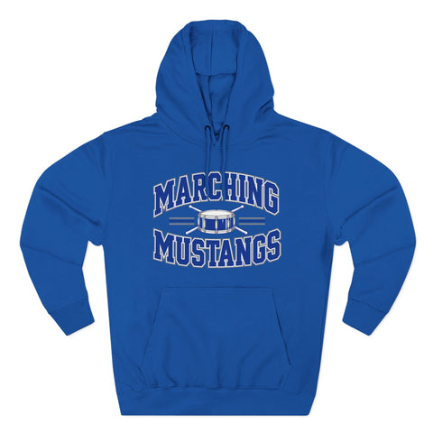 Tuslaw Marching Mustangs Varsity Drum Hoodie in Royal Blue