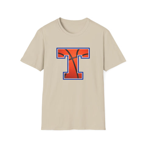 Tuslaw Mustangs Basketball Monogram T-Shirt in Sand