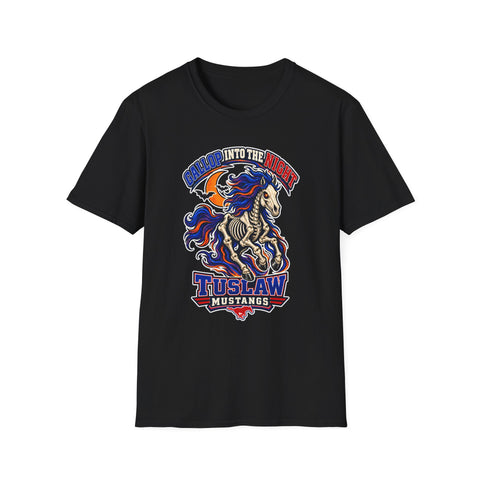Tuslaw Mustangs —  Gallop Into The Night Skeletal Horse Halloween T-Shirt